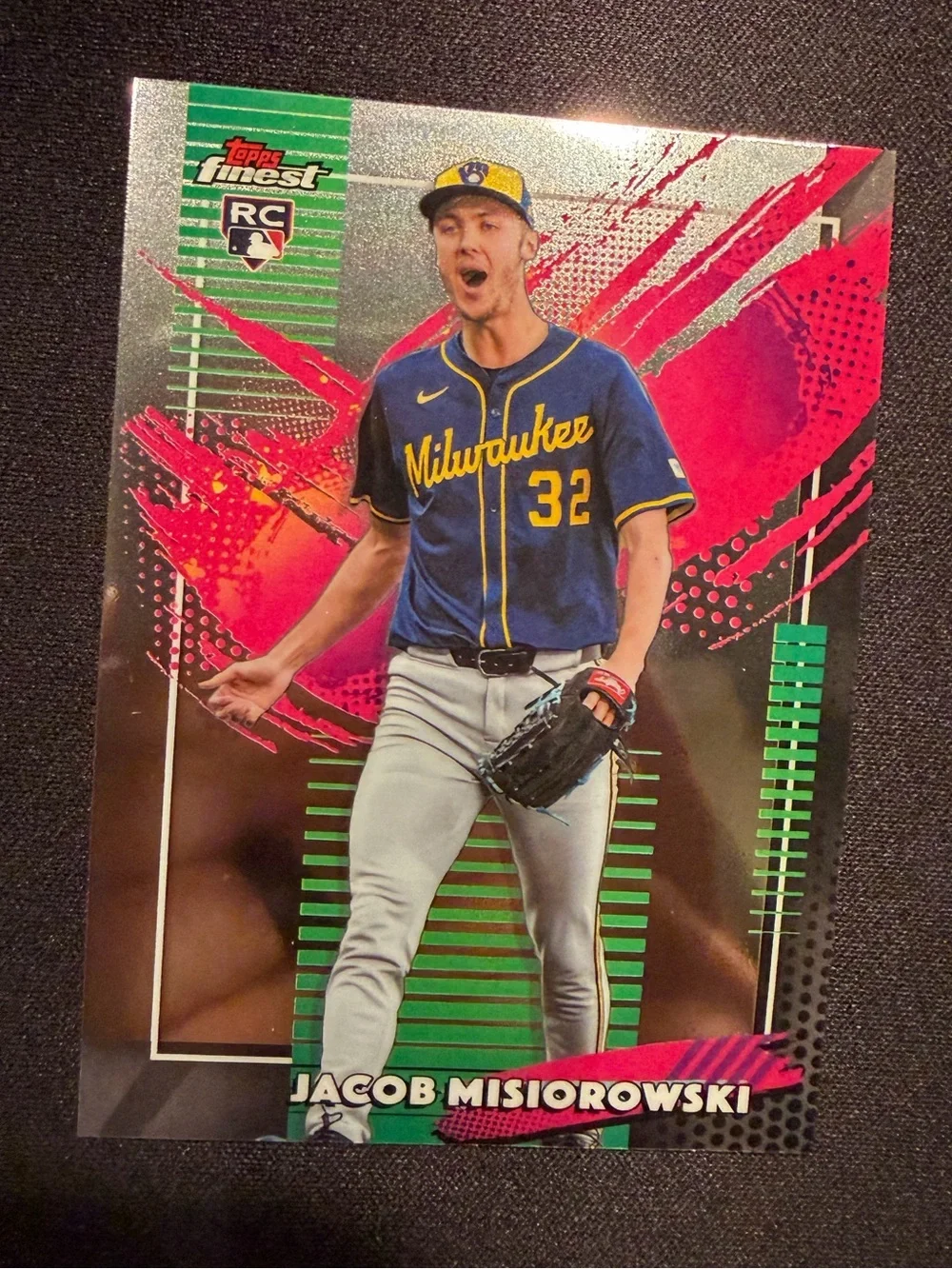 Jacob Misiorowski Rookie Topps Finest Rare #218